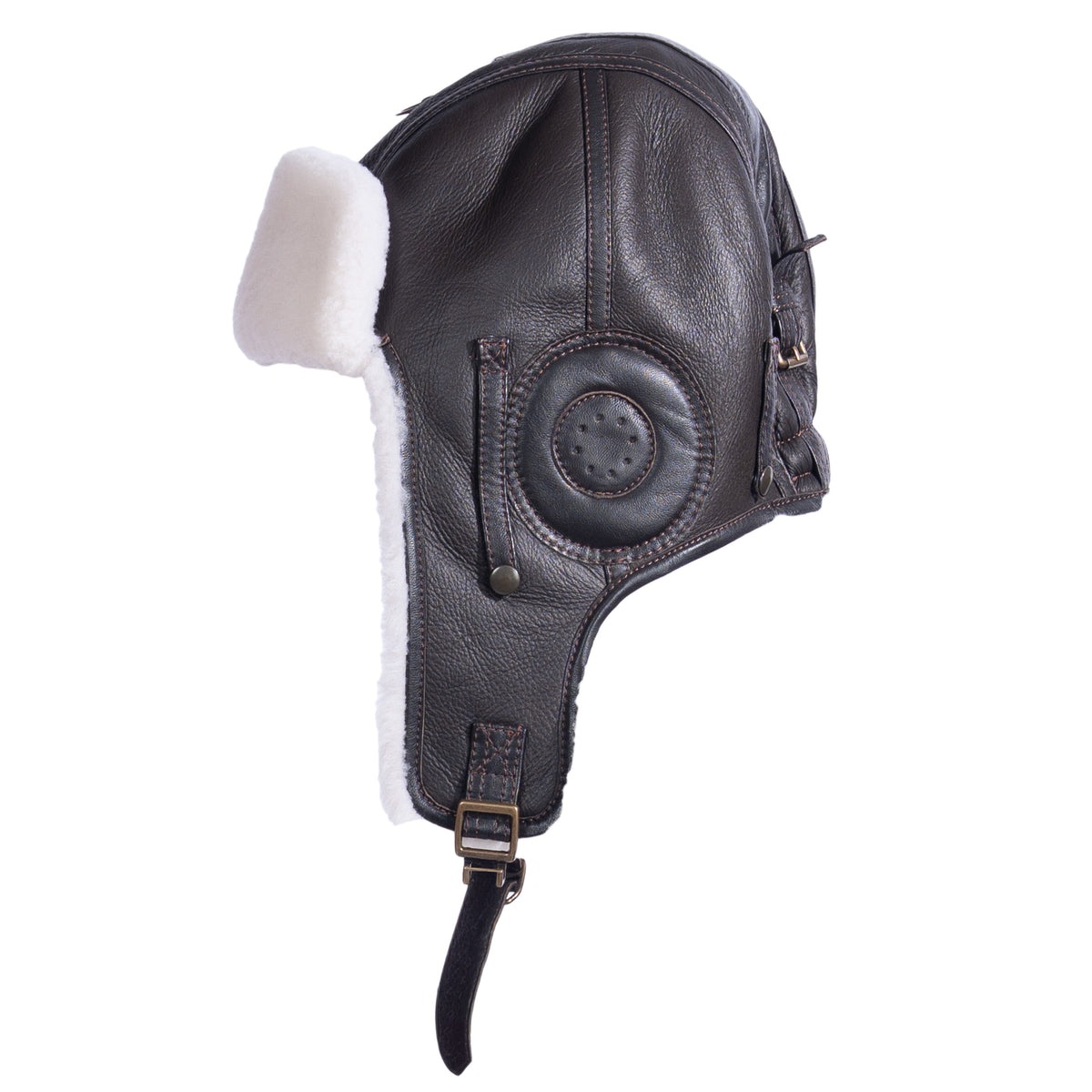 Brown Aviator Hat