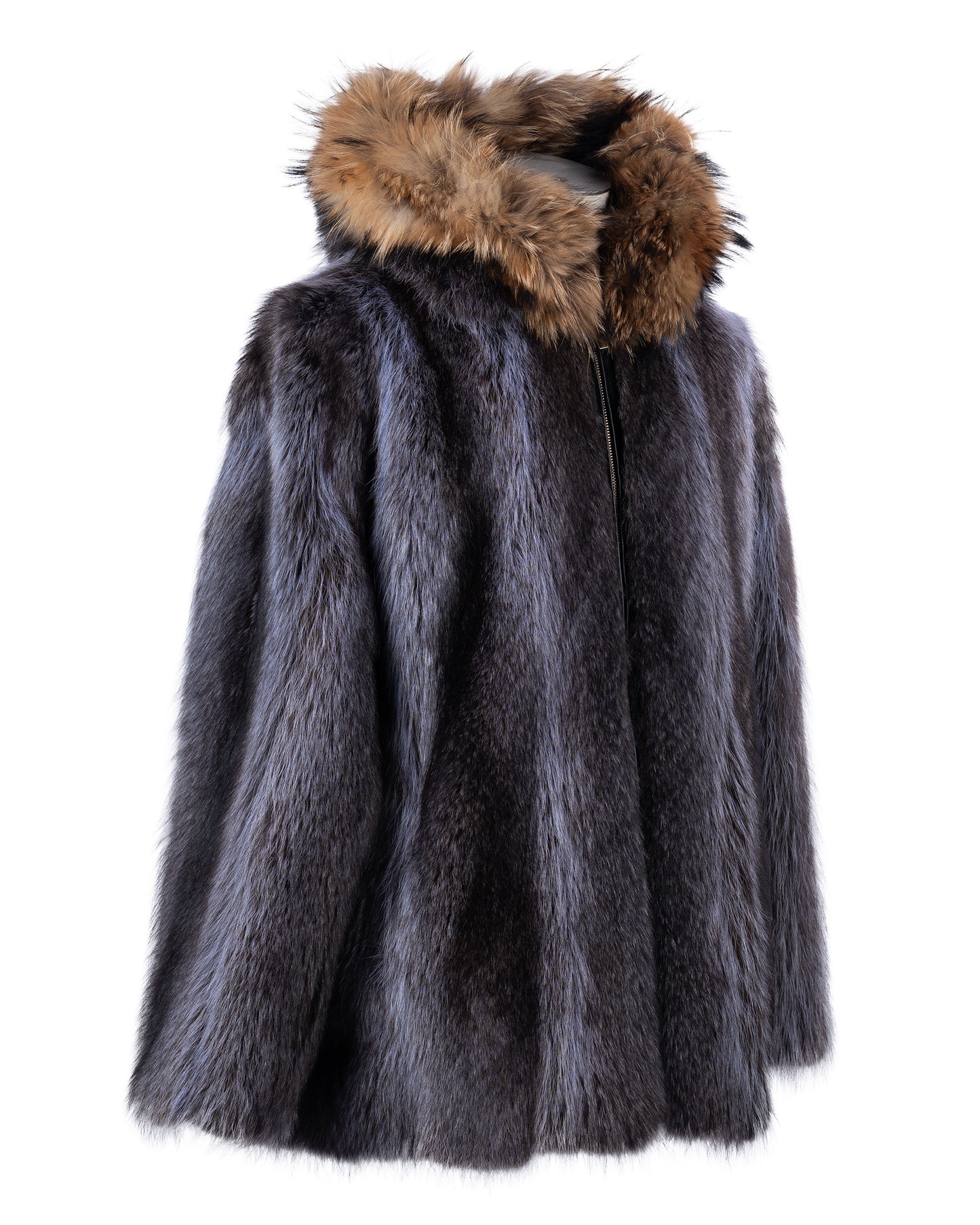 Silver Raccoon Bomber Jacket