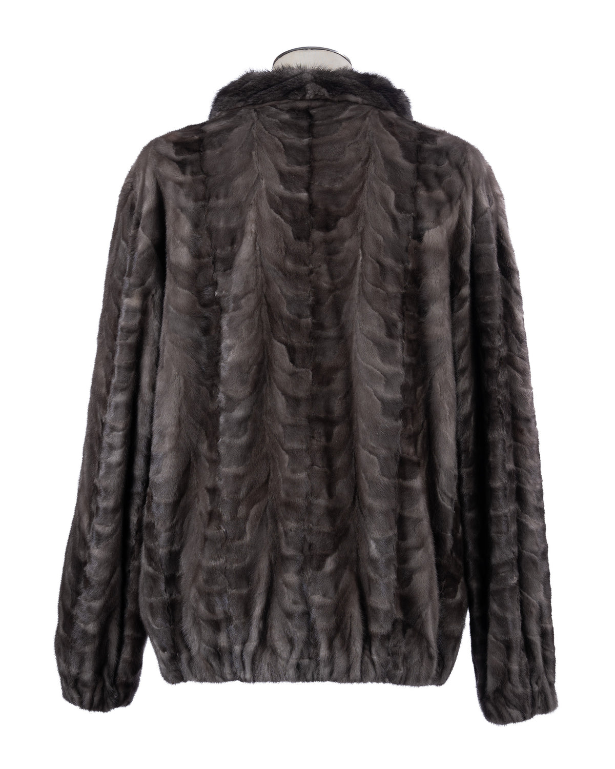 Sapphire Section Mink Bomber Jacket