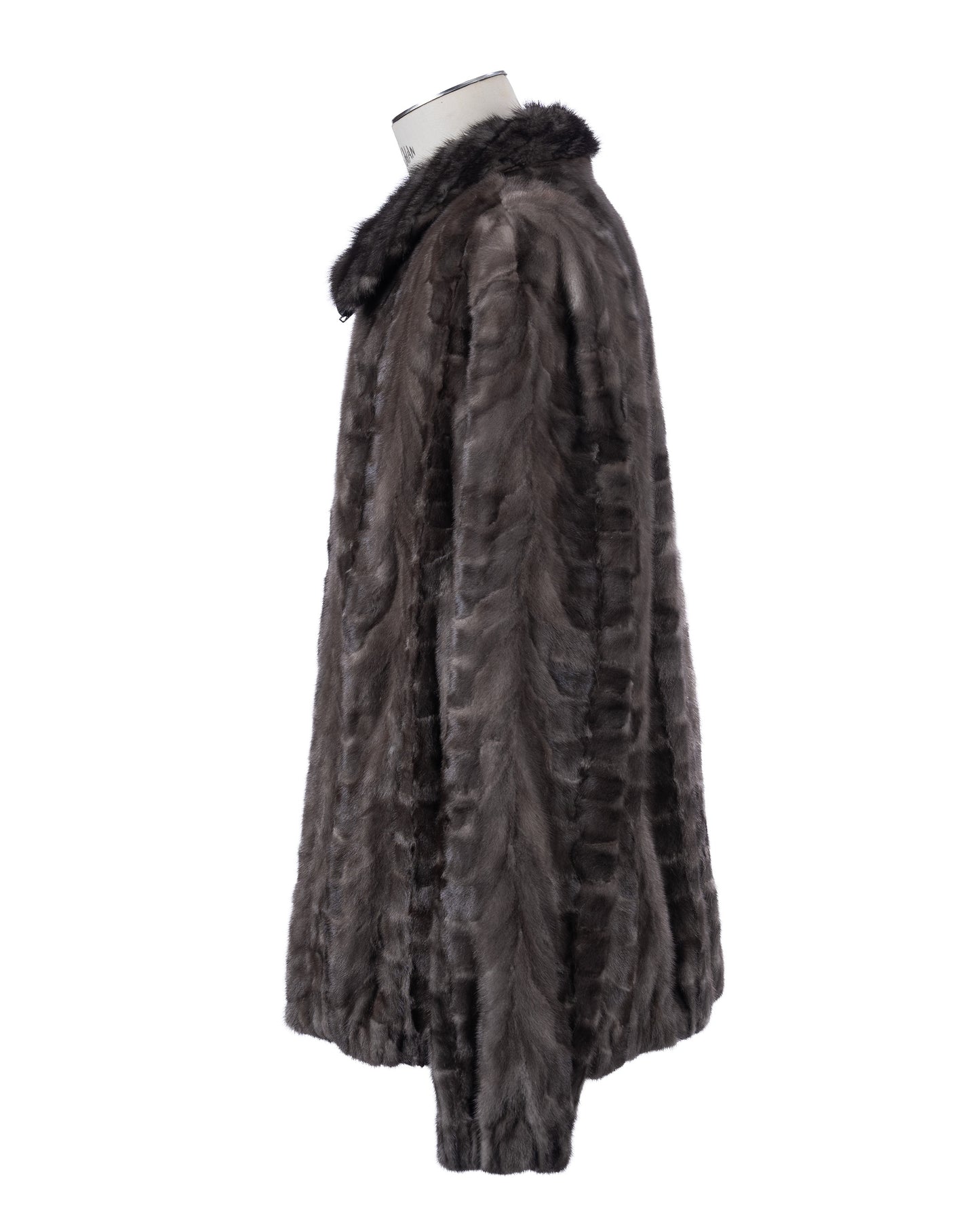 Sapphire Section Mink Bomber Jacket