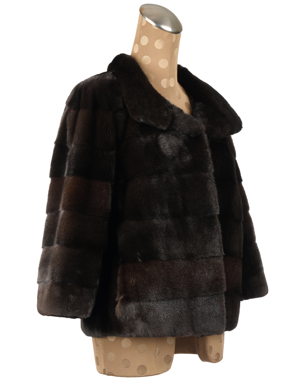Black Forest Mink Horizontal Jacket