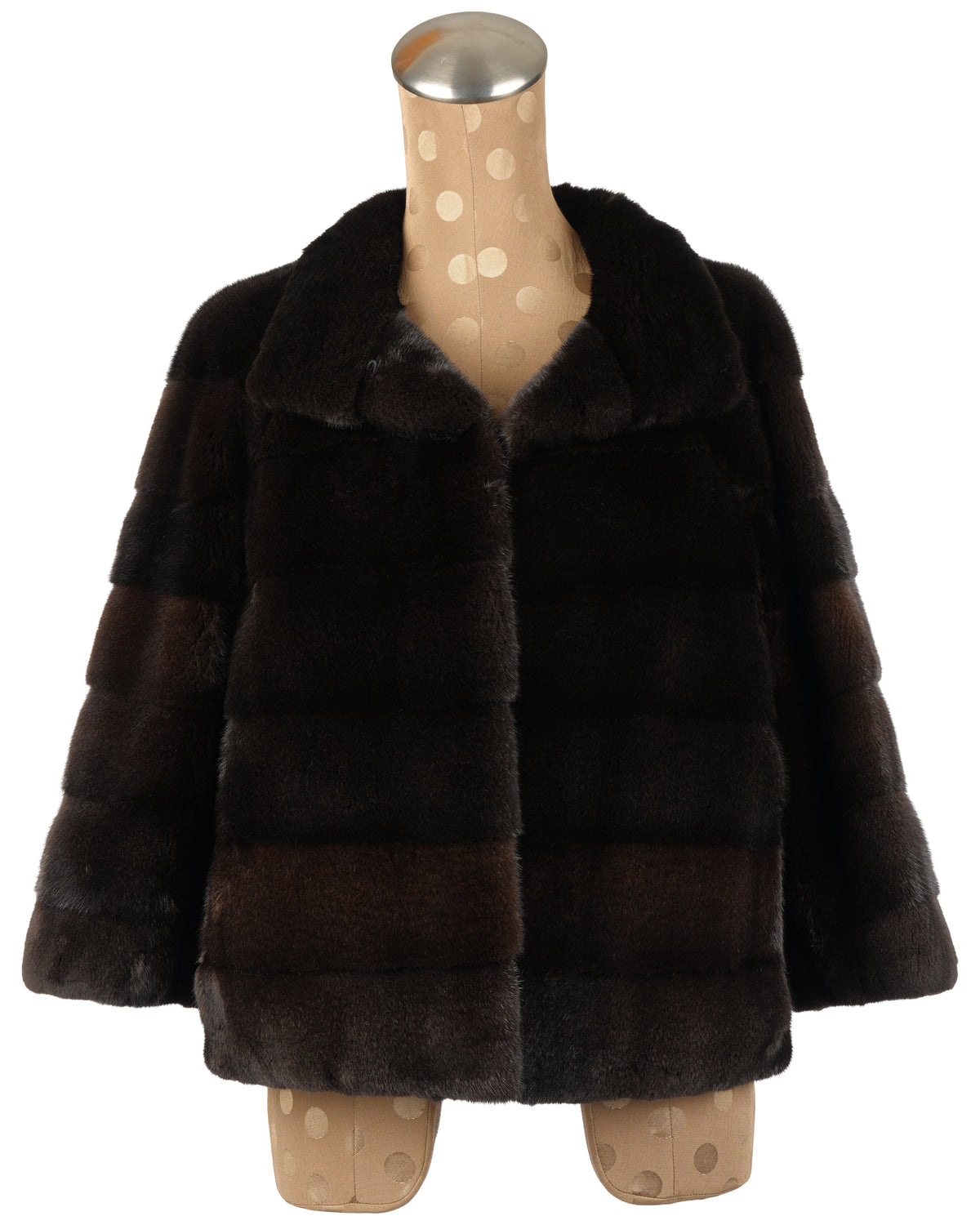 Black Forest Mink Horizontal Jacket
