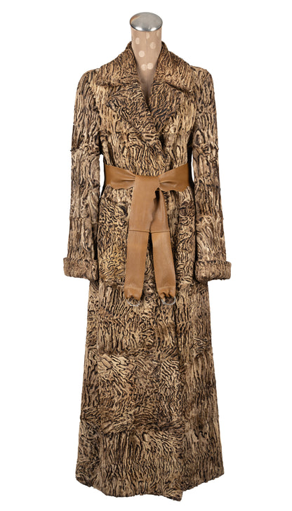 Yellow Dyed Swakara Coat