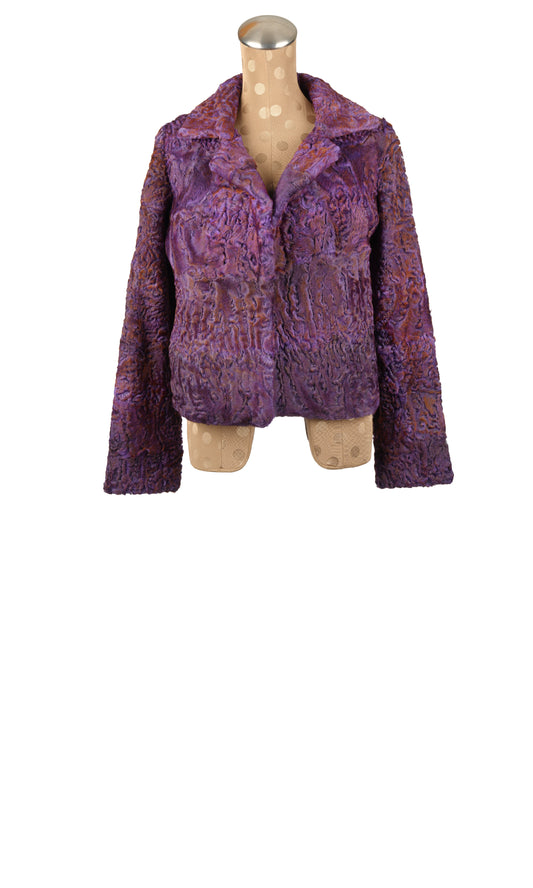 Purple Persian Lamb Jacket