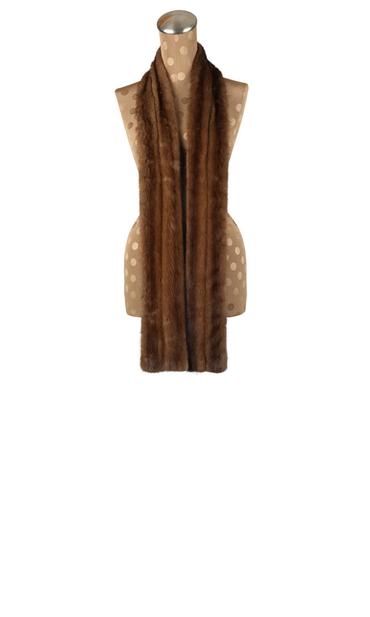 Demi Buff Mink Scarf