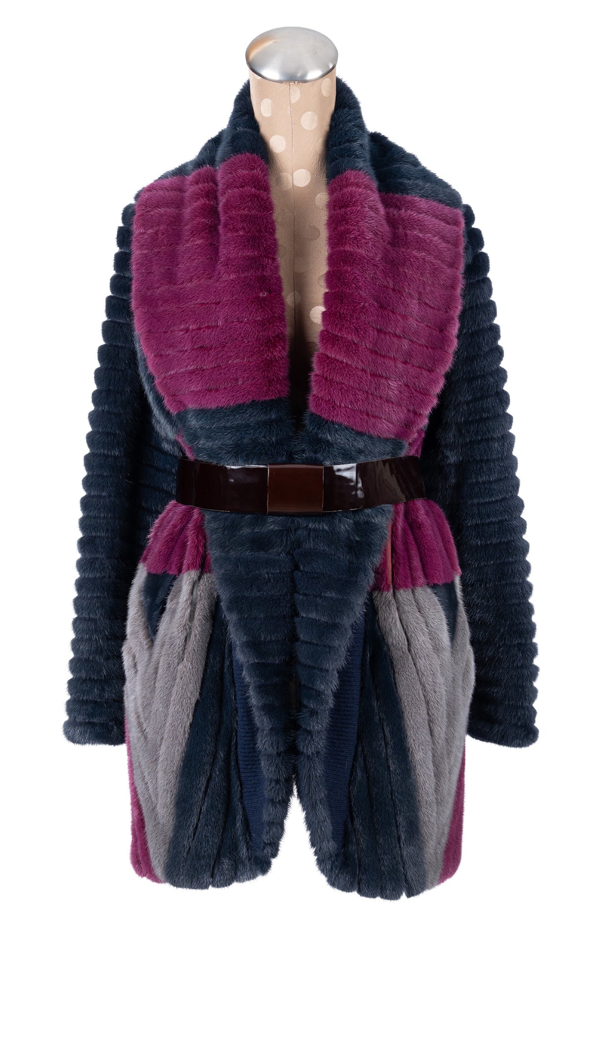 Multi-Color Mink Jacket