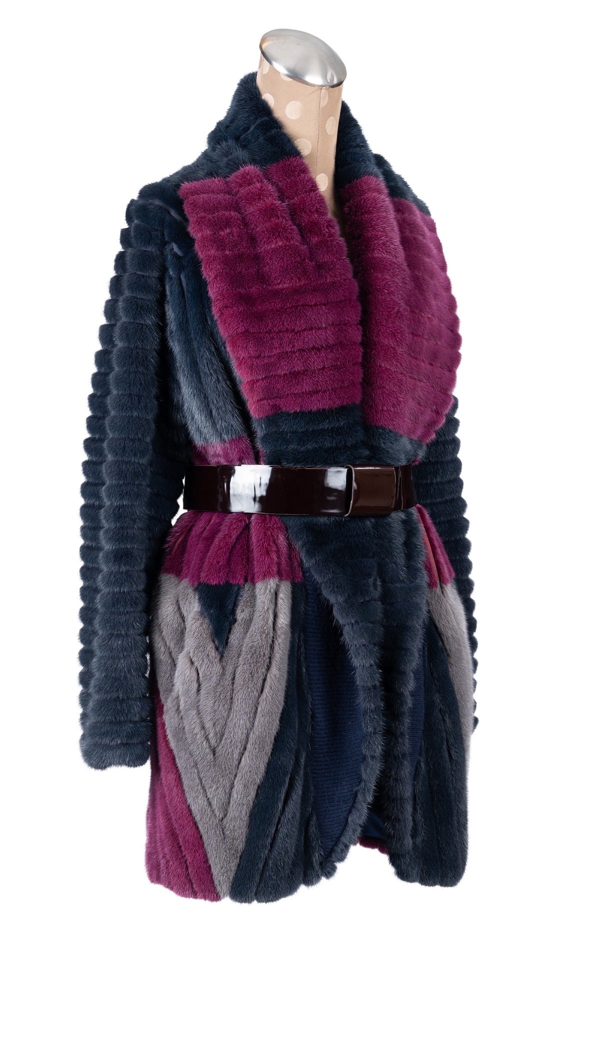 Multi-Color Mink Jacket