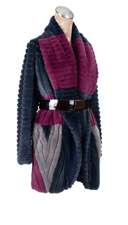 Multi-Color Mink Jacket