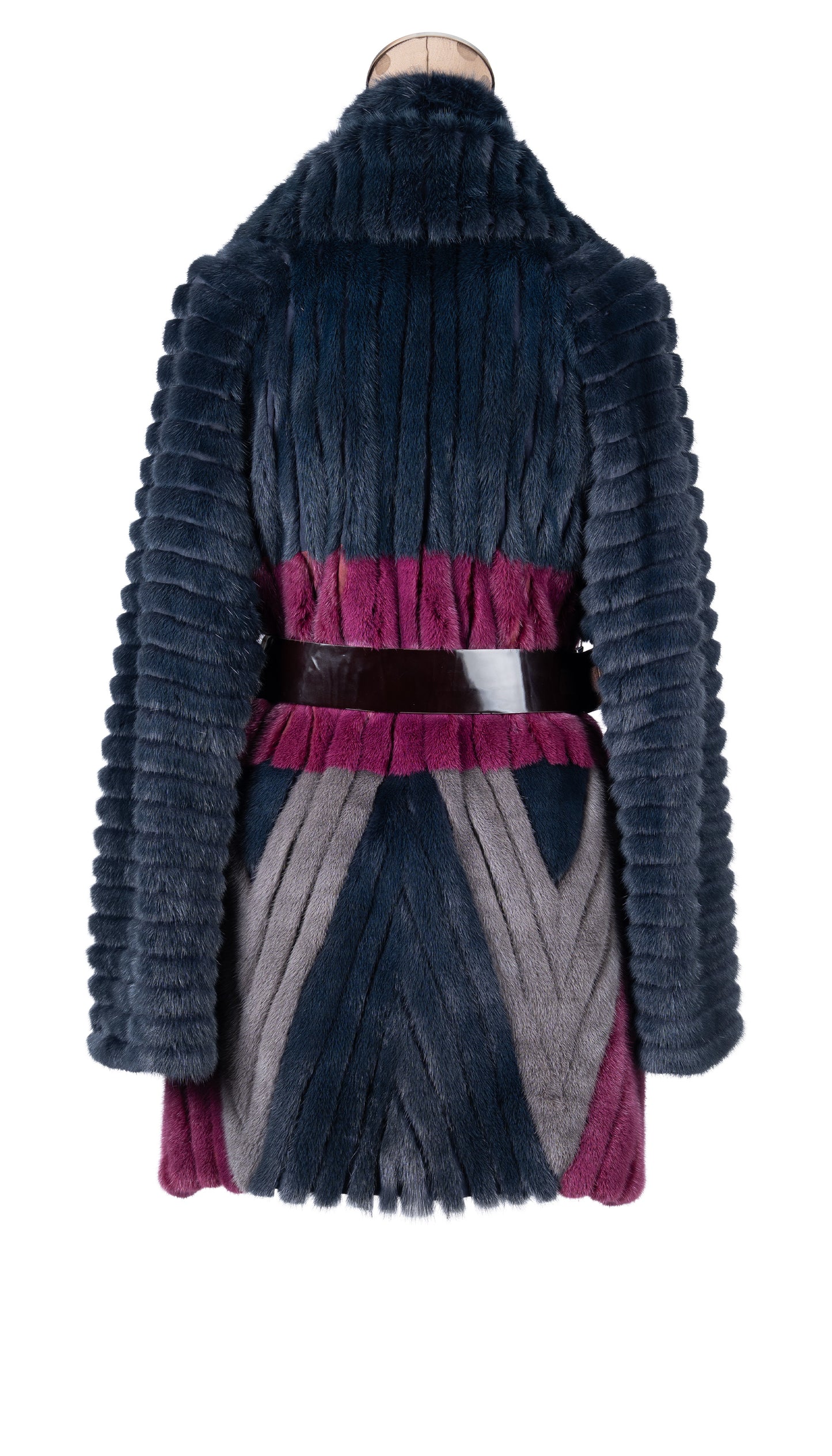 Multi-Color Mink Jacket