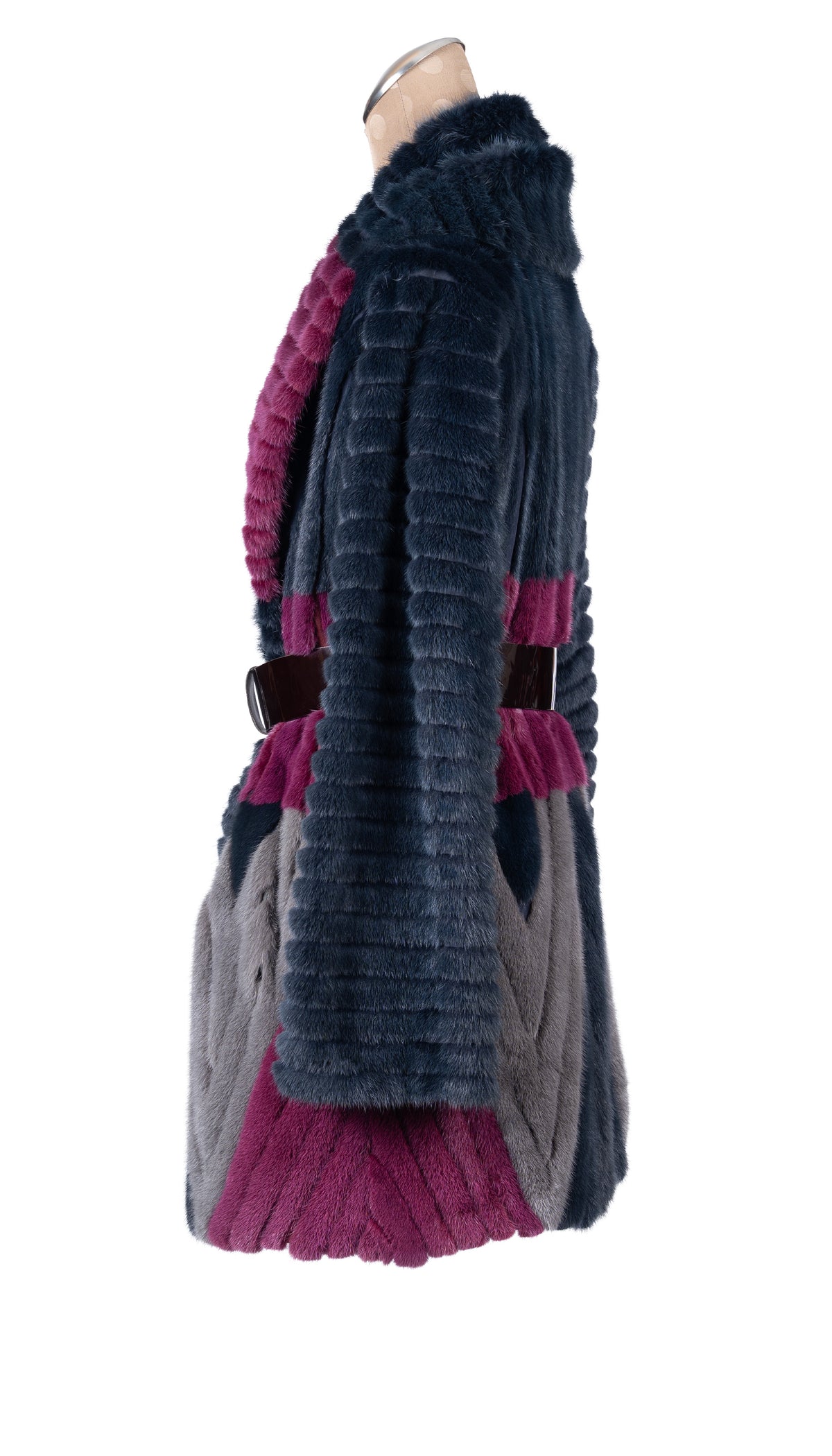 Multi-Color Mink Jacket
