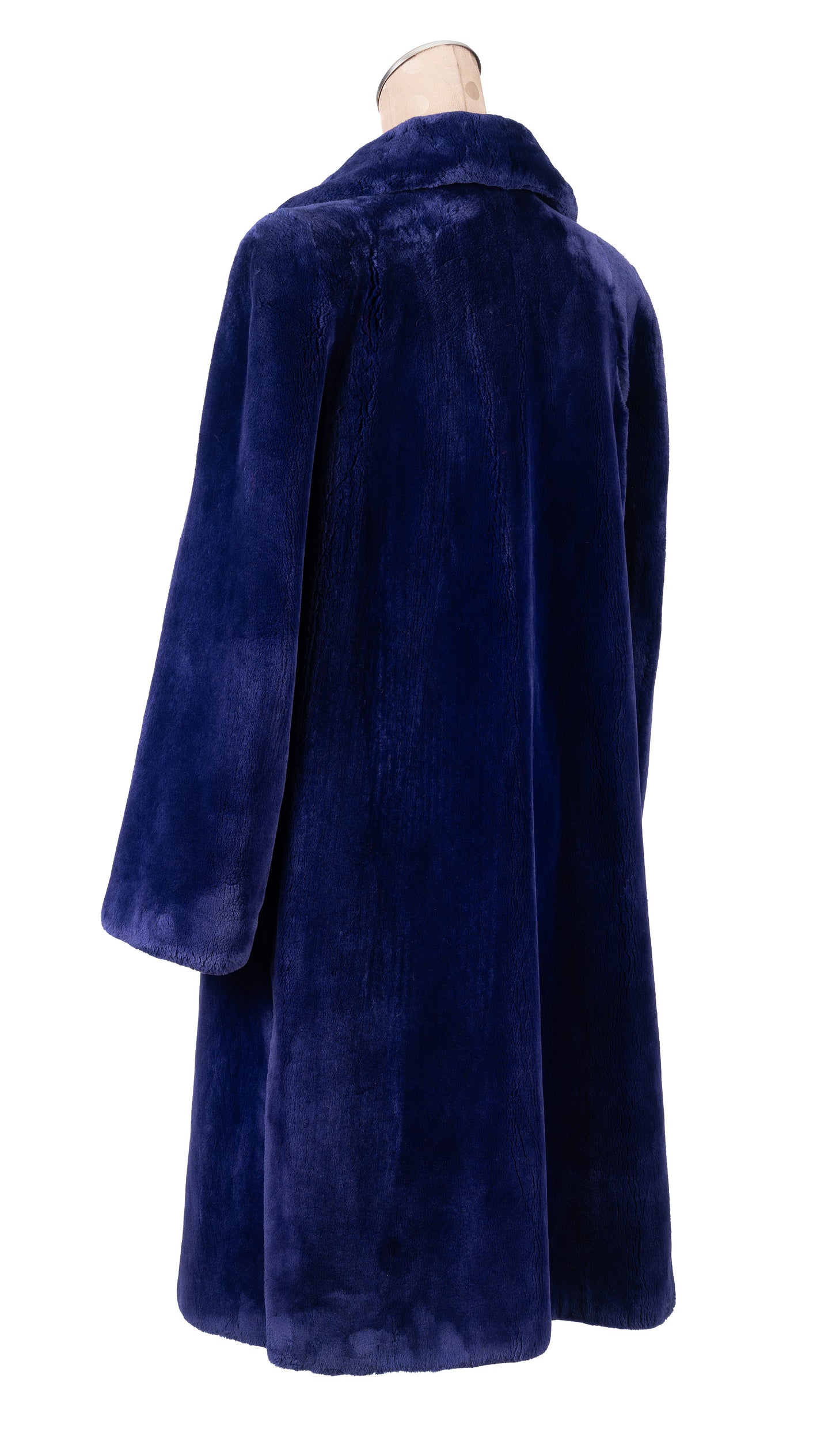 Purple Dyed Sheared Beaver Stroller