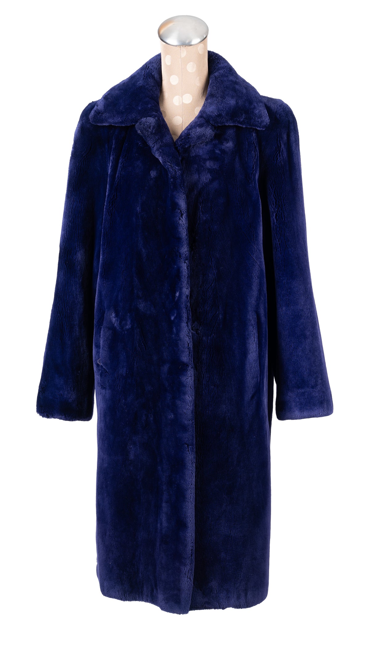 Purple Dyed Sheared Beaver Stroller