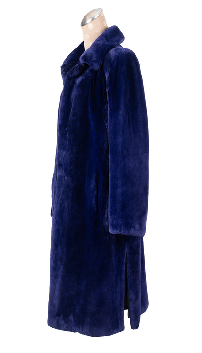 Purple Dyed Sheared Beaver Stroller
