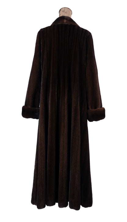 Cherry Mahogany Female Mink Coat