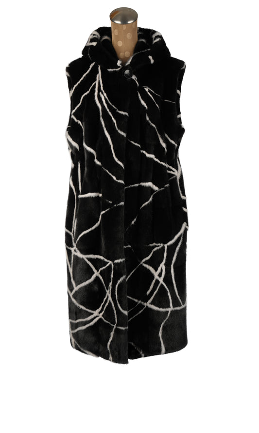 Raven Mink Vest