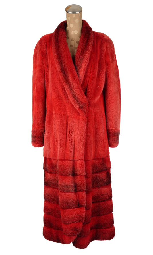 Red Female Mink Coat