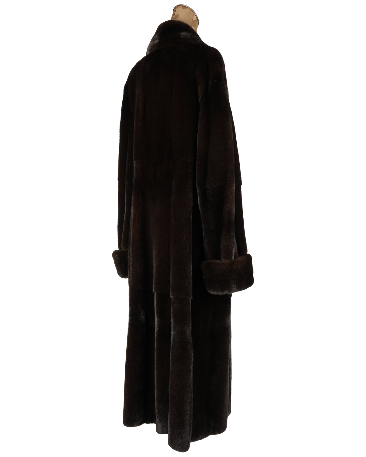 Black Glama Female Mink Coat