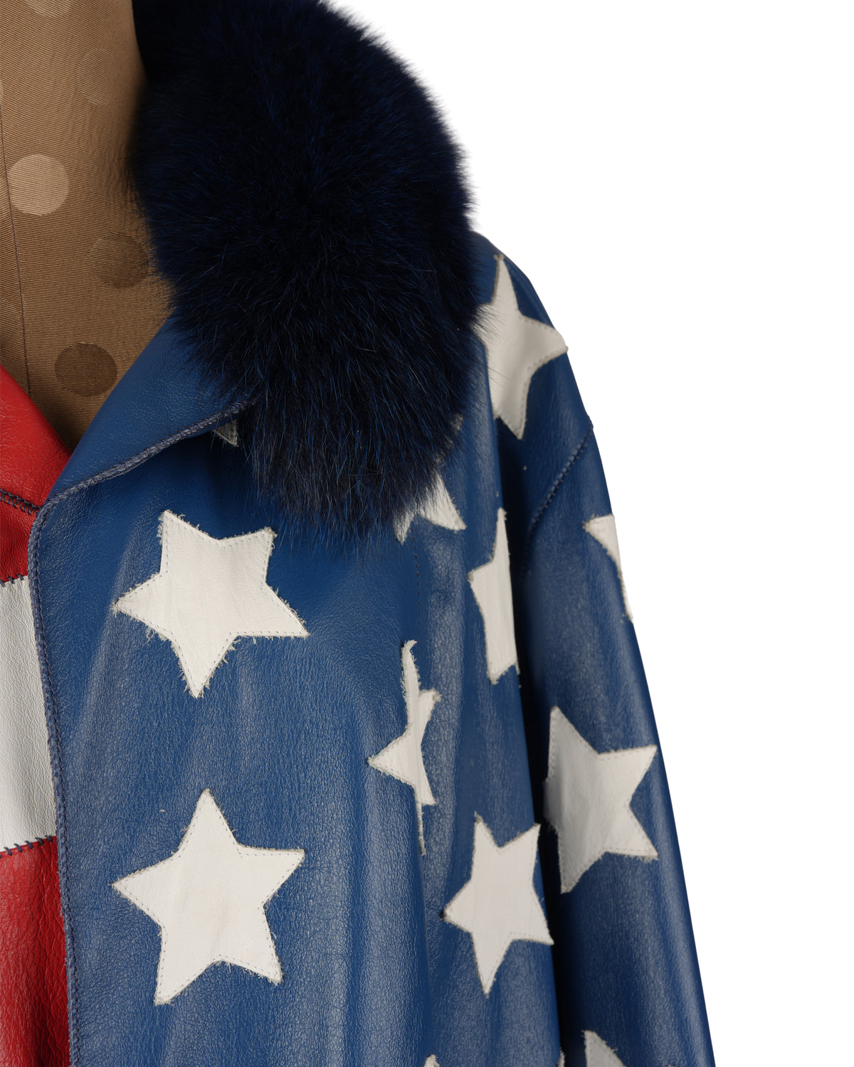 American Flag Leather Coat