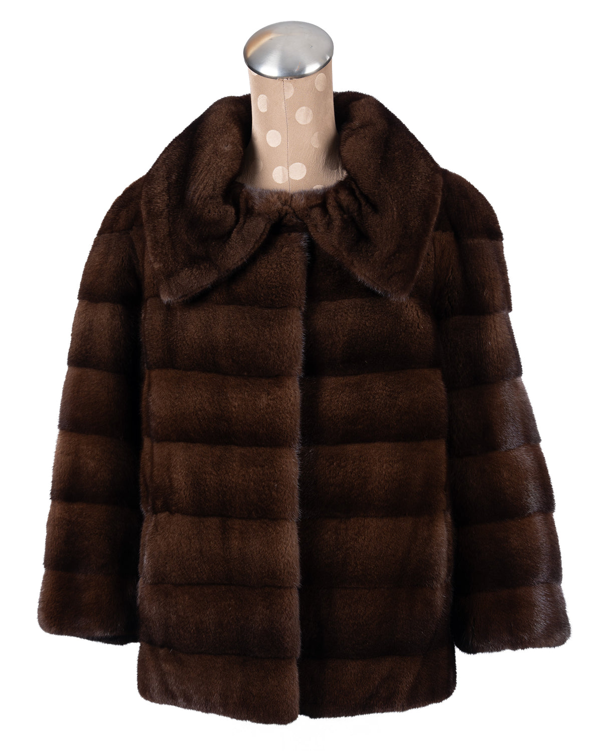 Mahogany Mink Horizontal Jacket