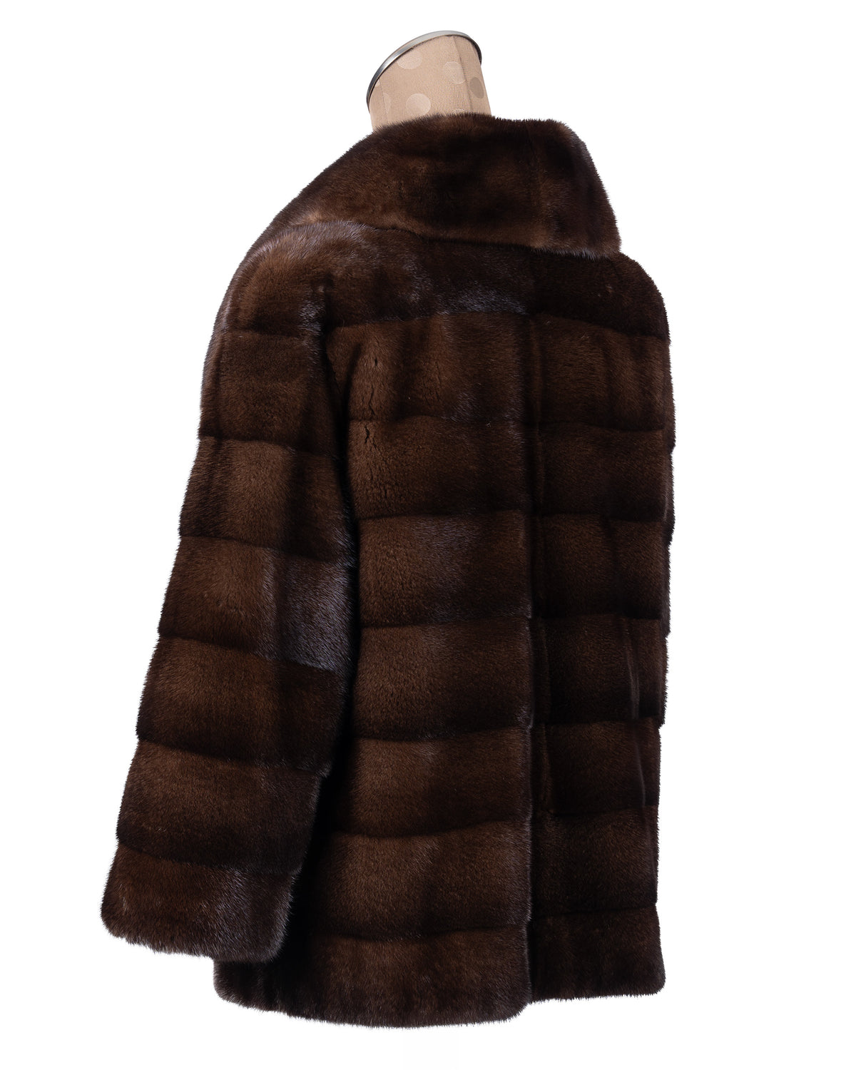 Mahogany Mink Horizontal Jacket