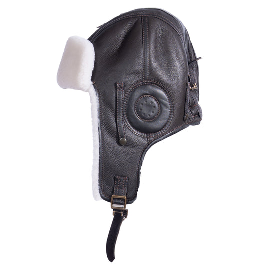 Brown Aviator Hat