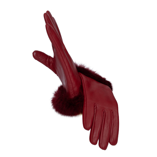 Red Leather Gloves